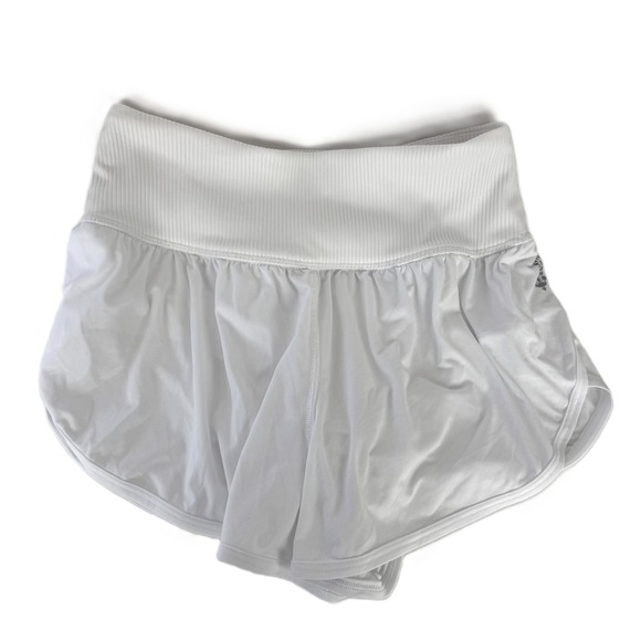 Free People Movement Game Time Athletic Shorts White Medium - Picture 3 of 10
